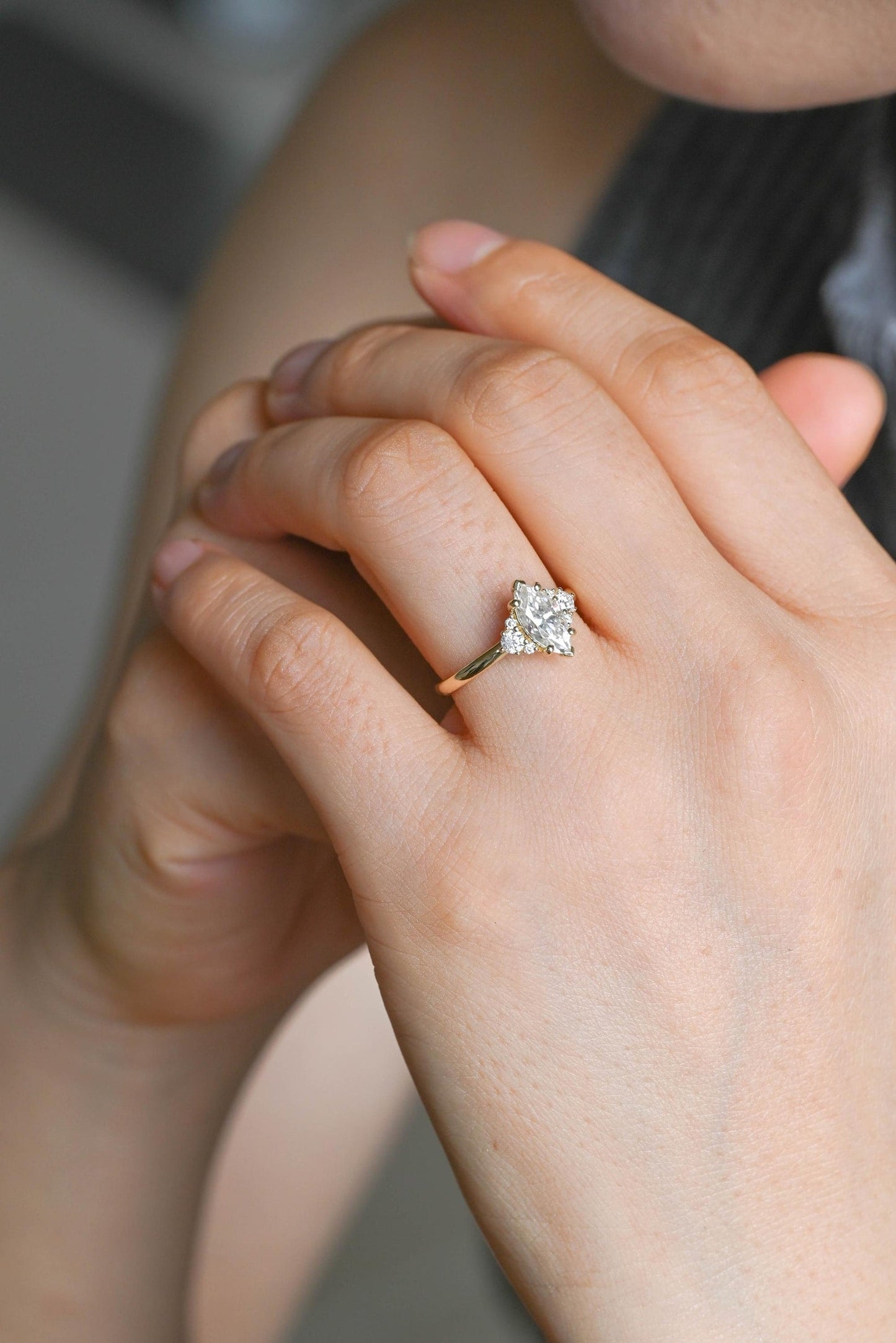 Round Halo, Pave & Split Shank Engagement Ring – 1.93 CT Lab Grown Diamond
