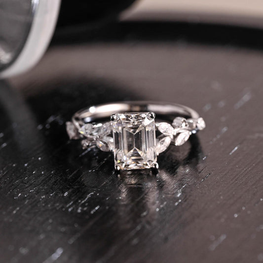 Round Halo, Pave & Split Shank Engagement Ring – 1.93 CT Lab Grown Diamond