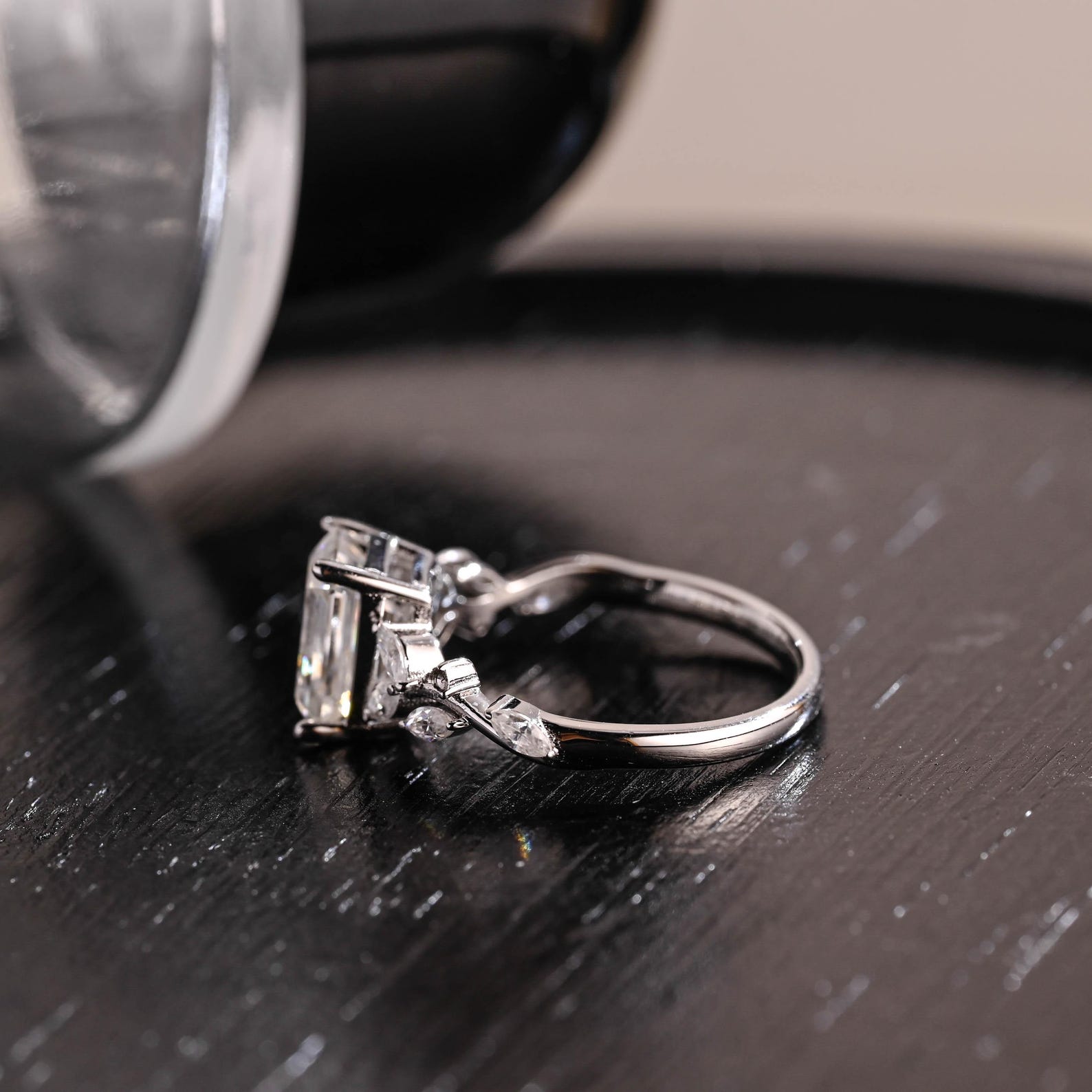 Round Halo, Pave & Split Shank Engagement Ring – 1.93 CT Lab Grown Diamond