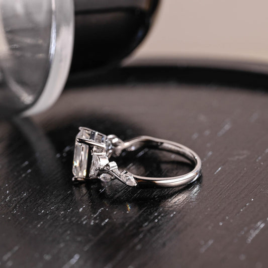 Round Halo, Pave & Split Shank Engagement Ring – 1.93 CT Lab Grown Diamond