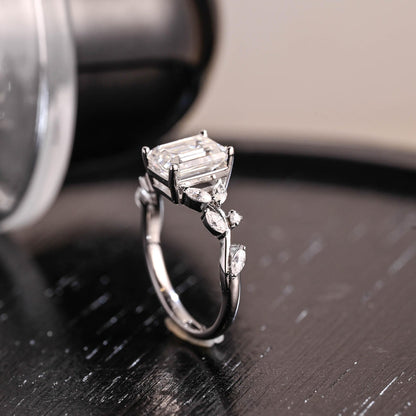 Round Halo, Pave & Split Shank Engagement Ring – 1.93 CT Lab Grown Diamond
