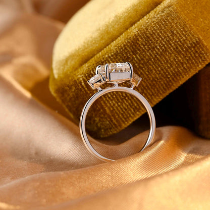 Round Halo, Pave & Split Shank Engagement Ring – 1.93 CT Lab Grown Diamond