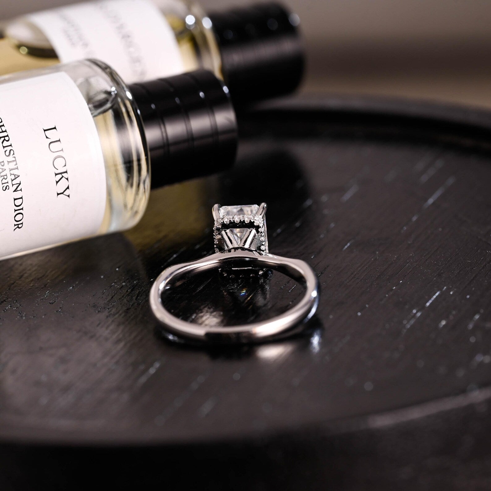 Round Halo, Pave & Split Shank Engagement Ring – 1.93 CT Lab Grown Diamond