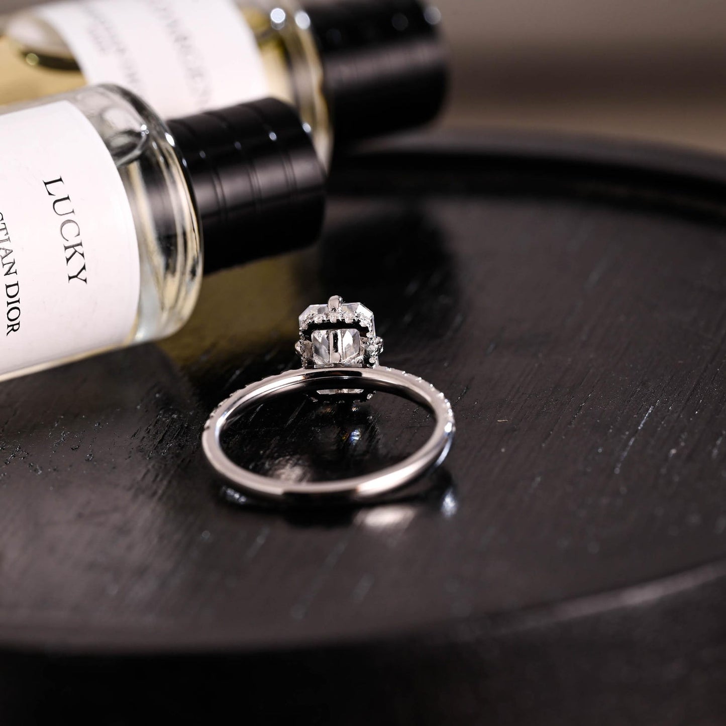 Round Halo, Pave & Split Shank Engagement Ring – 1.93 CT Lab Grown Diamond