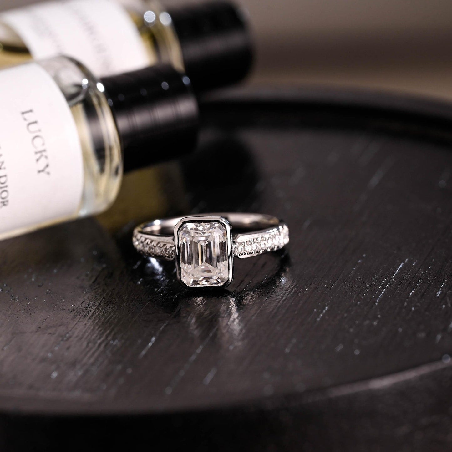 Round Halo, Pave & Split Shank Engagement Ring – 1.93 CT Lab Grown Diamond