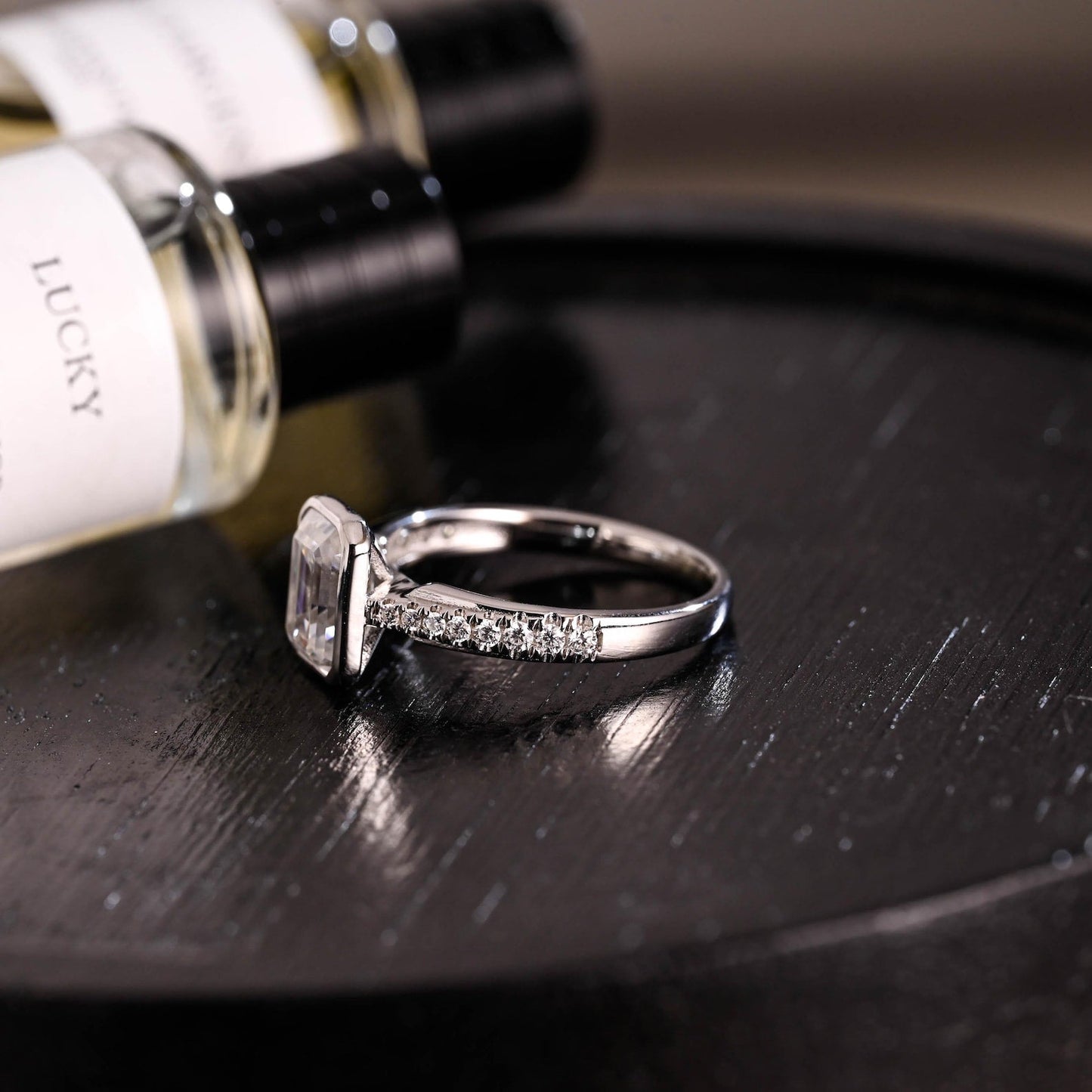 Round Halo, Pave & Split Shank Engagement Ring – 1.93 CT Lab Grown Diamond