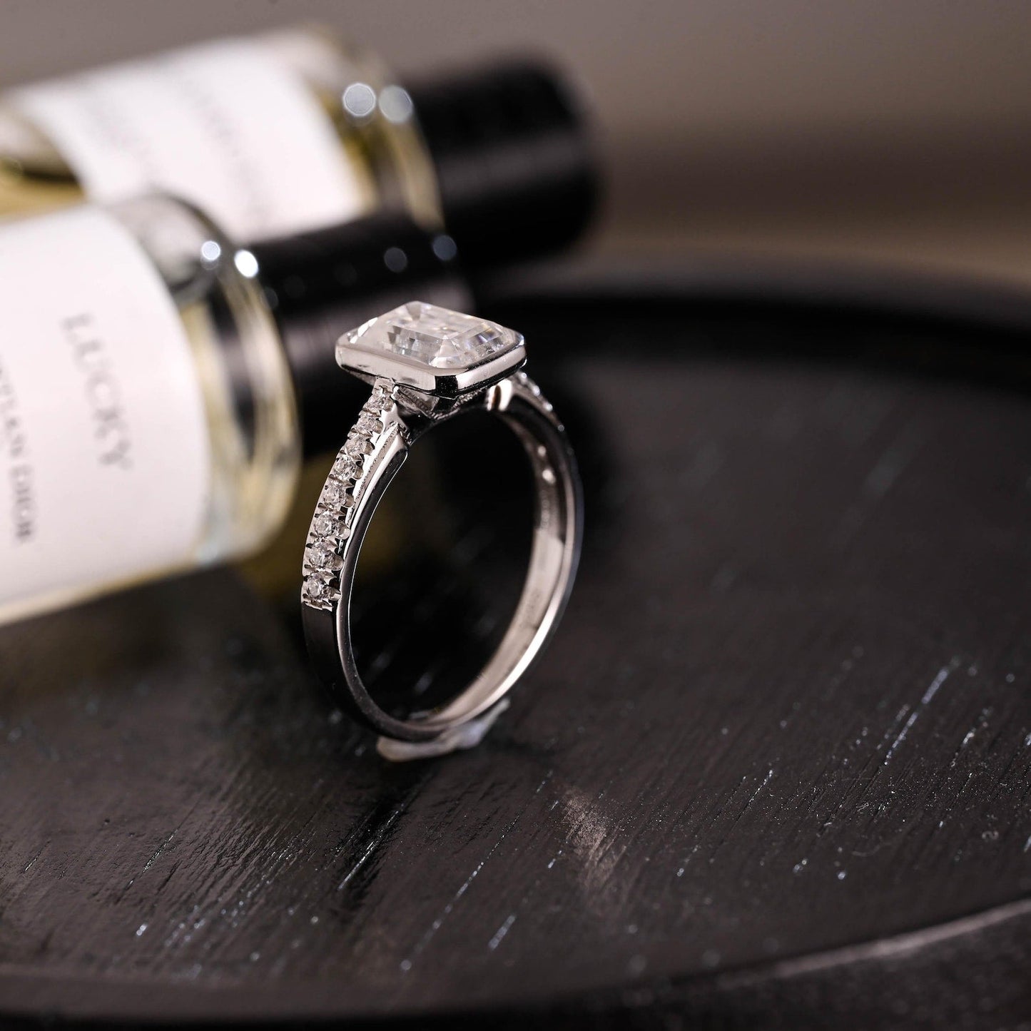 Round Halo, Pave & Split Shank Engagement Ring – 1.93 CT Lab Grown Diamond