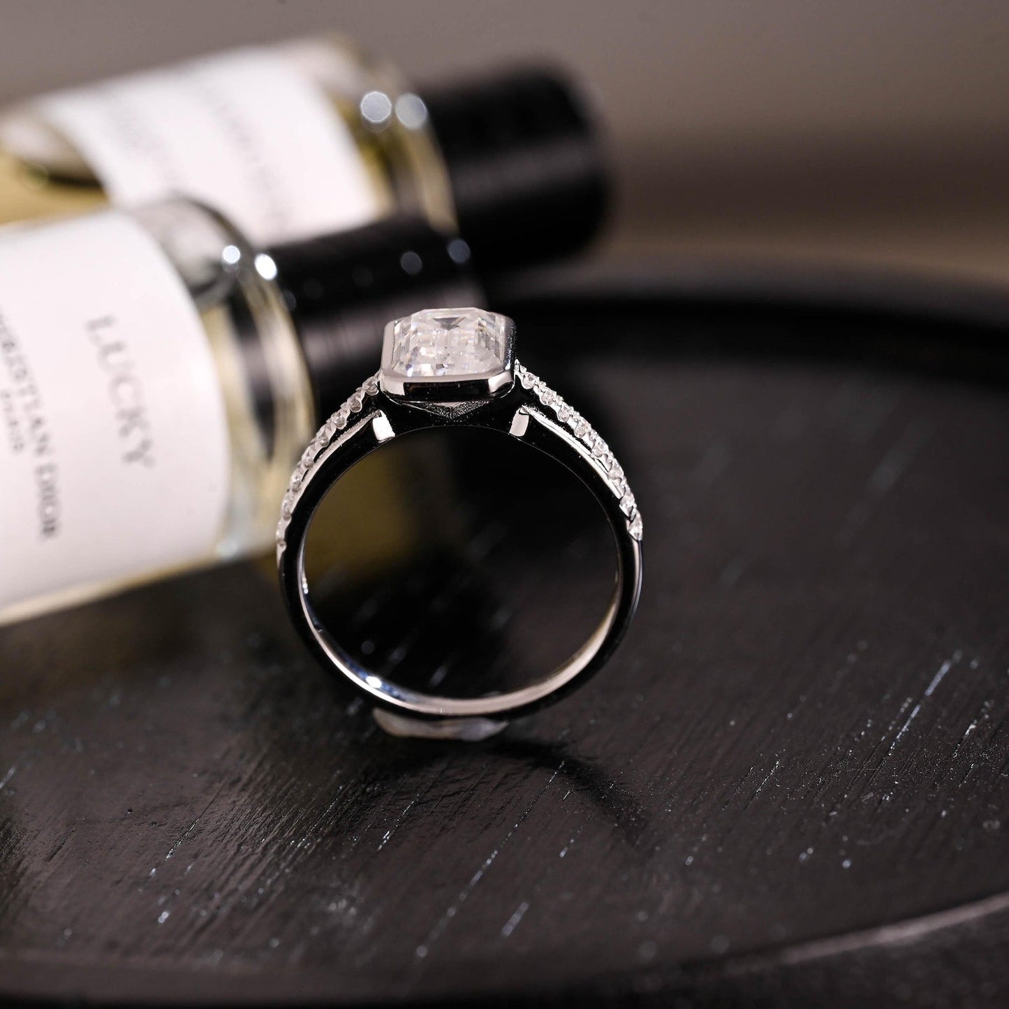 Round Halo, Pave & Split Shank Engagement Ring – 1.93 CT Lab Grown Diamond