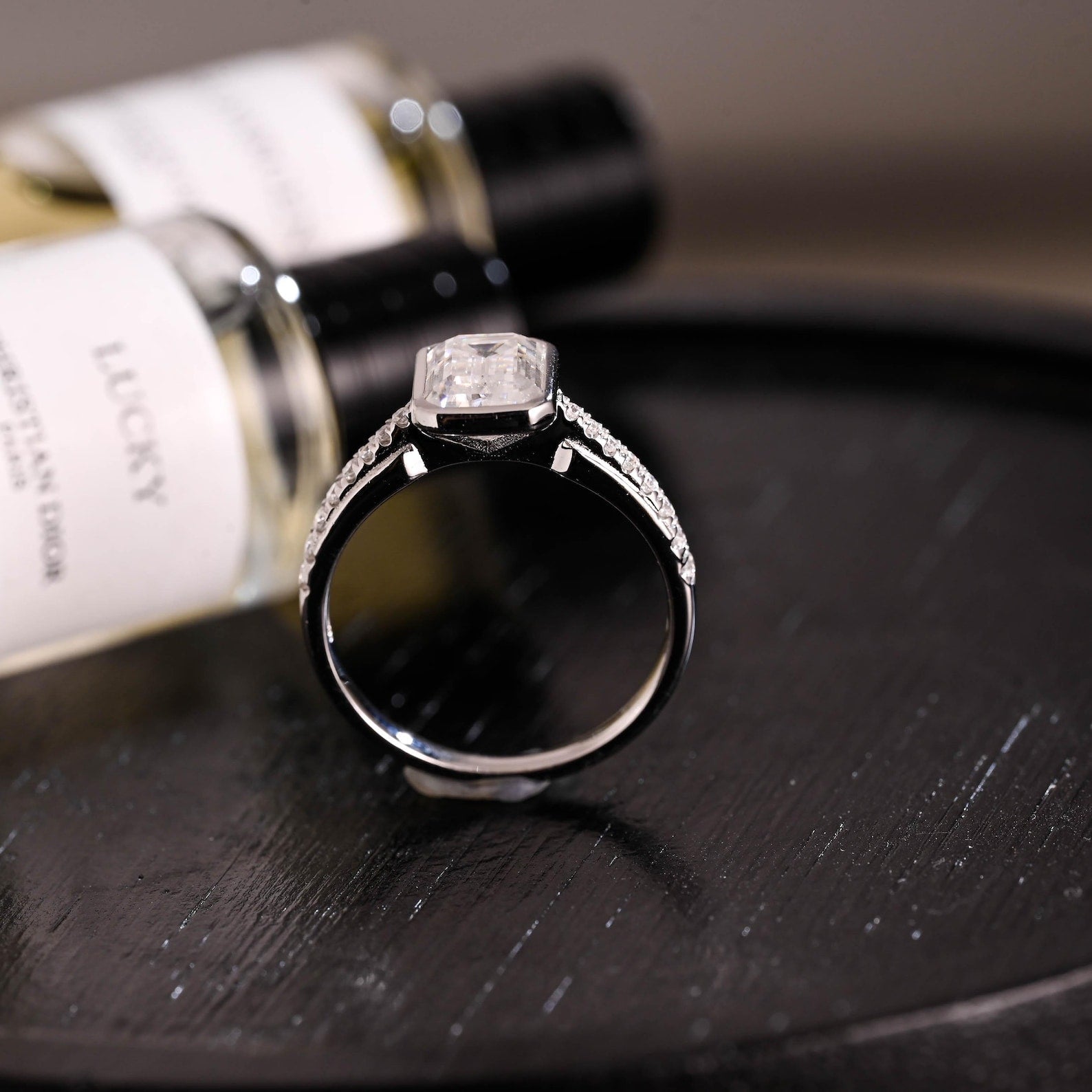 Round Halo, Pave & Split Shank Engagement Ring – 1.93 CT Lab Grown Diamond