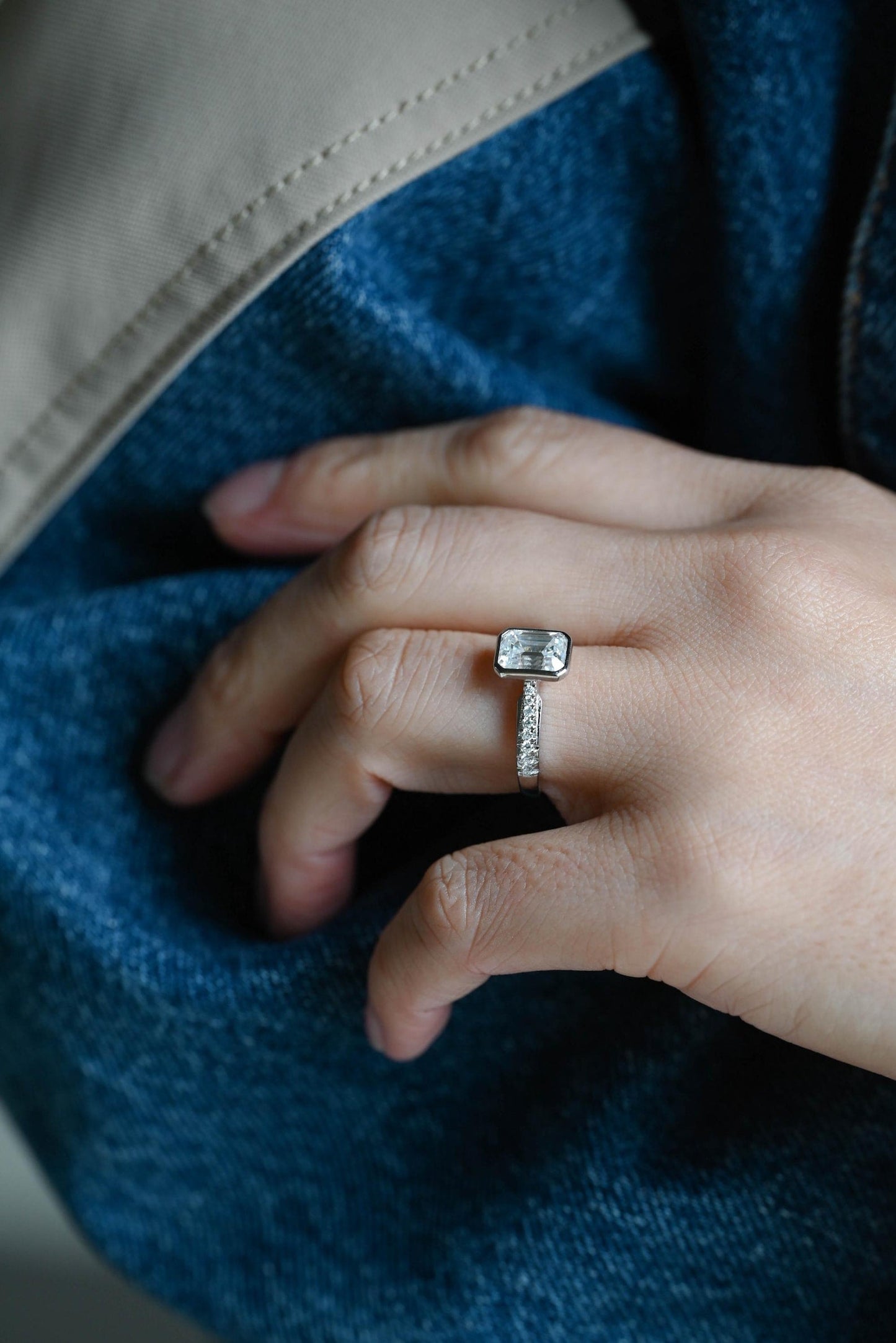 Round Halo, Pave & Split Shank Engagement Ring – 1.93 CT Lab Grown Diamond