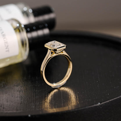 Round Halo, Pave & Split Shank Engagement Ring – 1.93 CT Lab Grown Diamond
