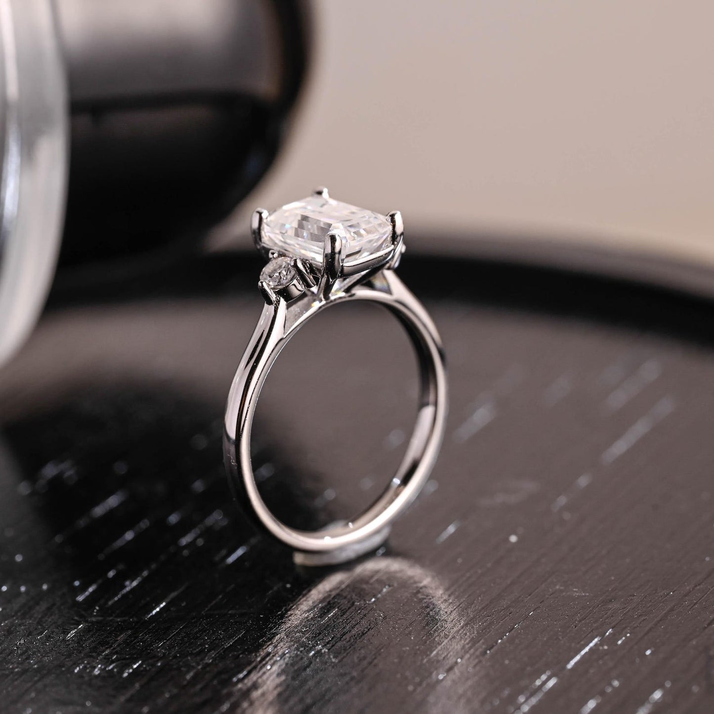 Round Halo, Pave & Split Shank Engagement Ring – 1.93 CT Lab Grown Diamond