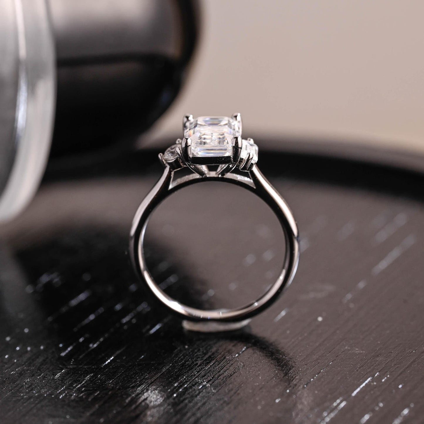 Round Halo, Pave & Split Shank Engagement Ring – 1.93 CT Lab Grown Diamond