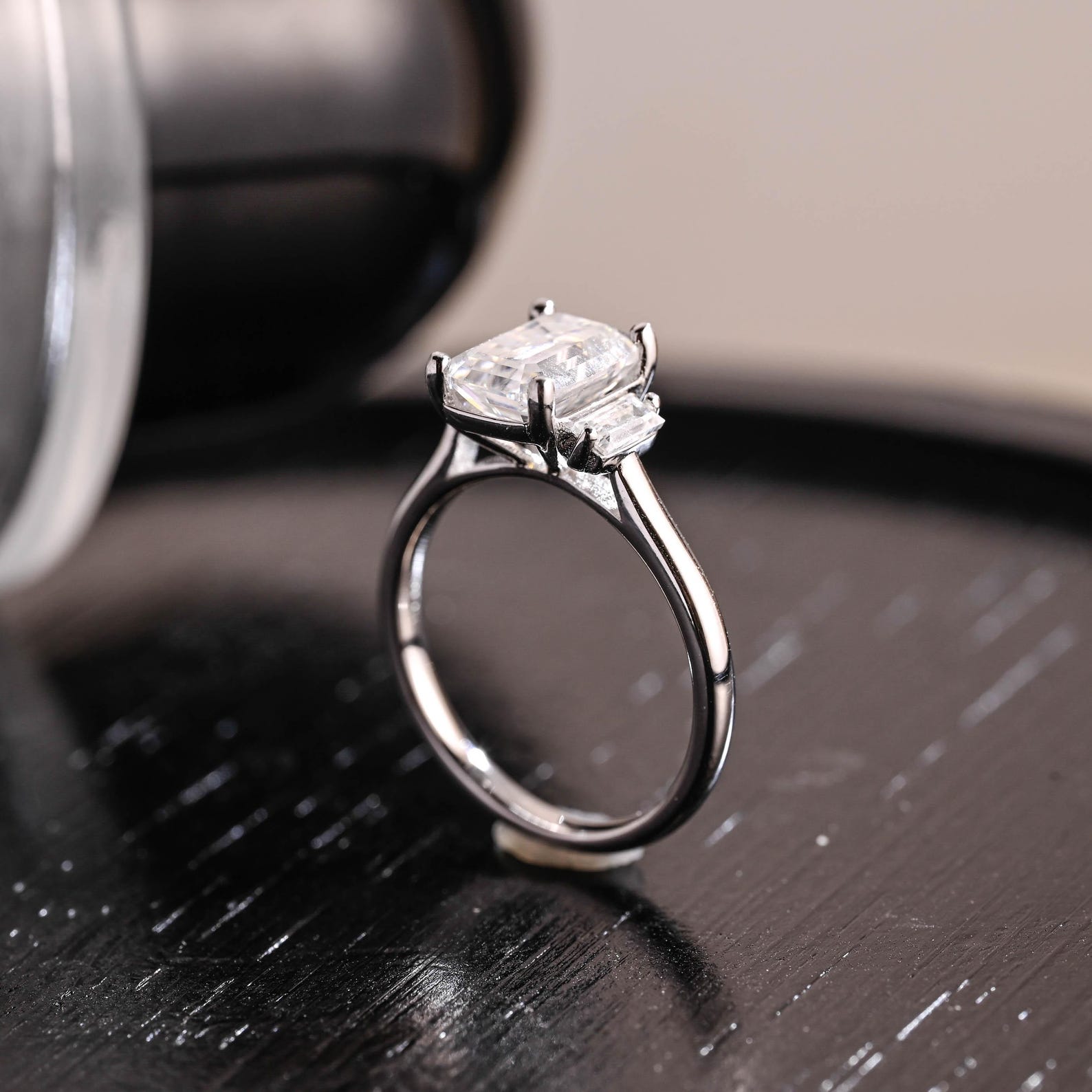 Round Halo, Pave & Split Shank Engagement Ring – 1.93 CT Lab Grown Diamond