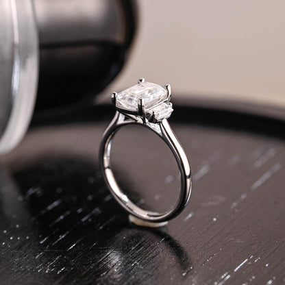 Round Halo, Pave & Split Shank Engagement Ring – 1.93 CT Lab Grown Diamond
