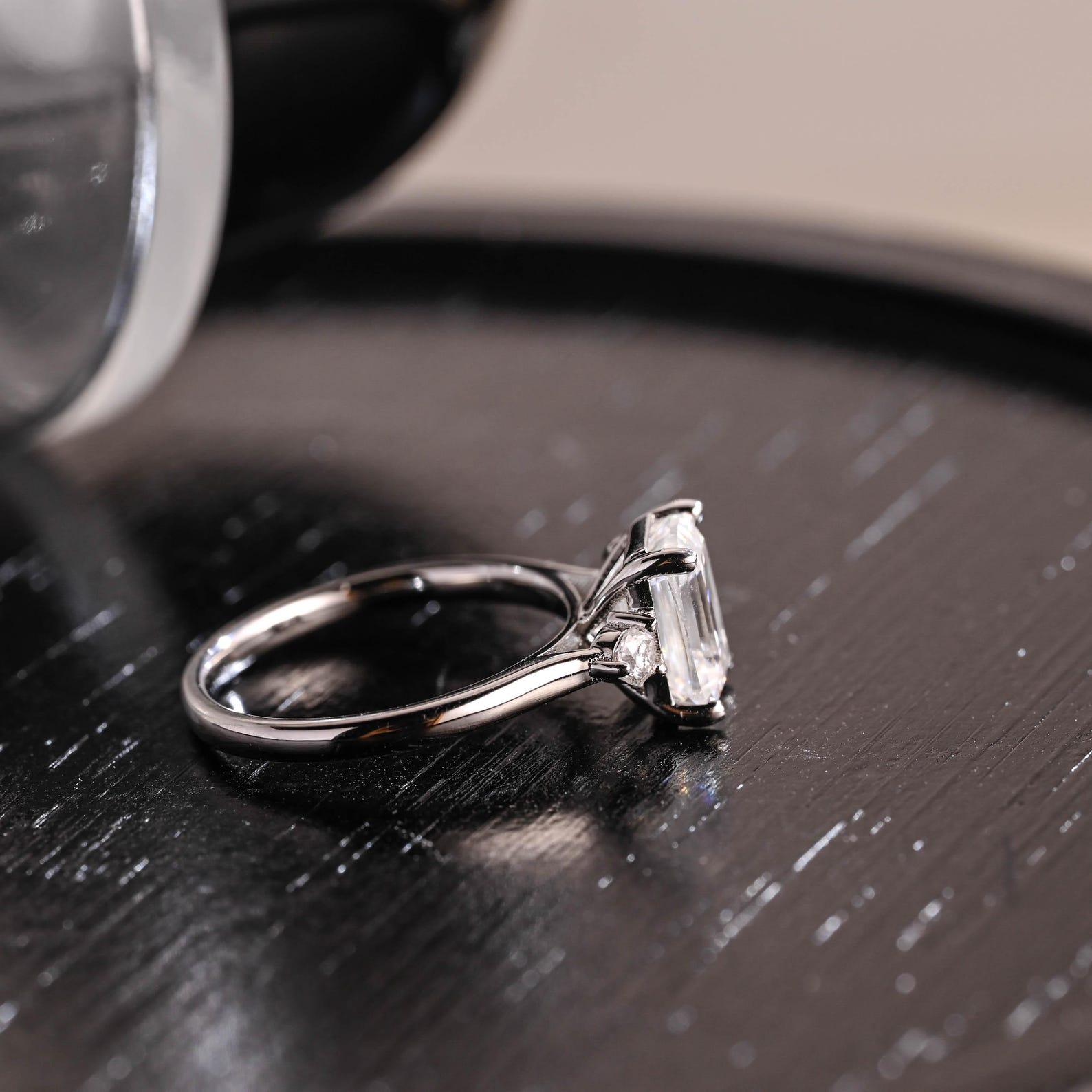 Round Halo, Pave & Split Shank Engagement Ring – 1.93 CT Lab Grown Diamond