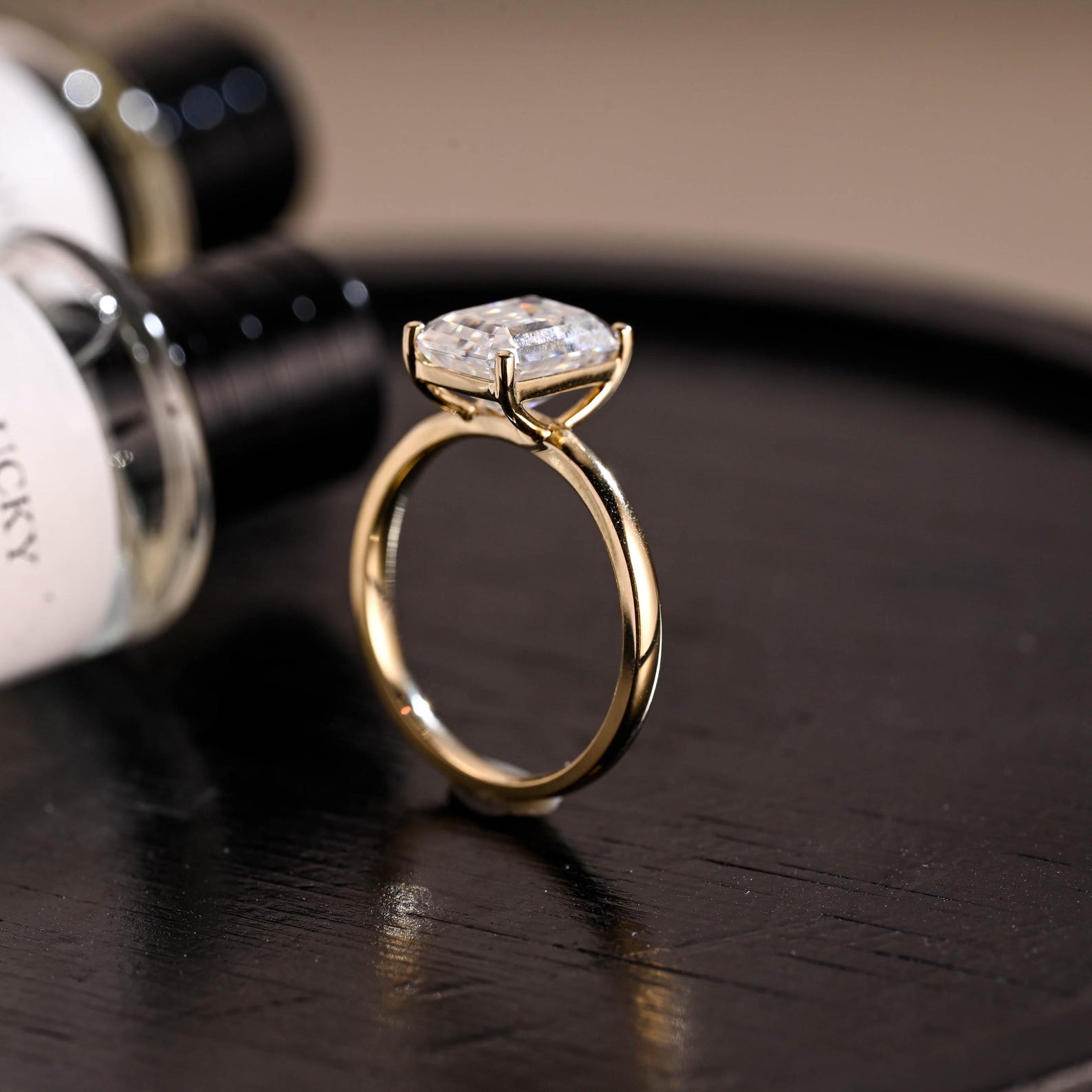 Round Halo, Pave & Split Shank Engagement Ring – 1.93 CT Lab Grown Diamond