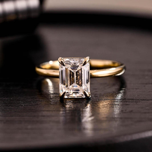 Round Halo, Pave & Split Shank Engagement Ring – 1.93 CT Lab Grown Diamond
