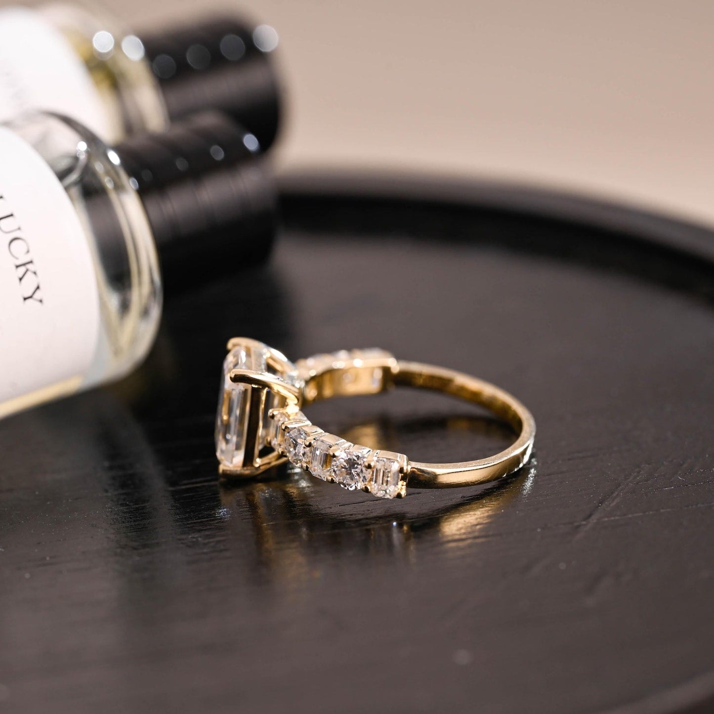 Round Halo, Pave & Split Shank Engagement Ring – 1.93 CT Lab Grown Diamond