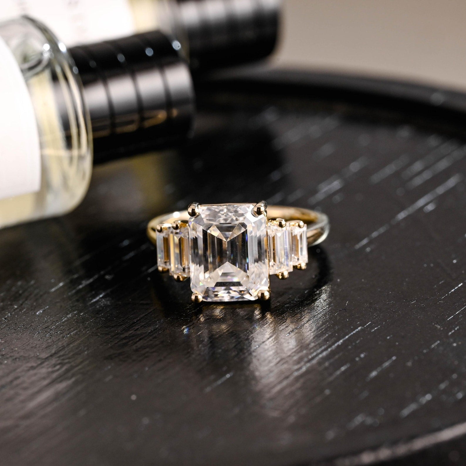 Round Halo, Pave & Split Shank Engagement Ring – 1.93 CT Lab Grown Diamond