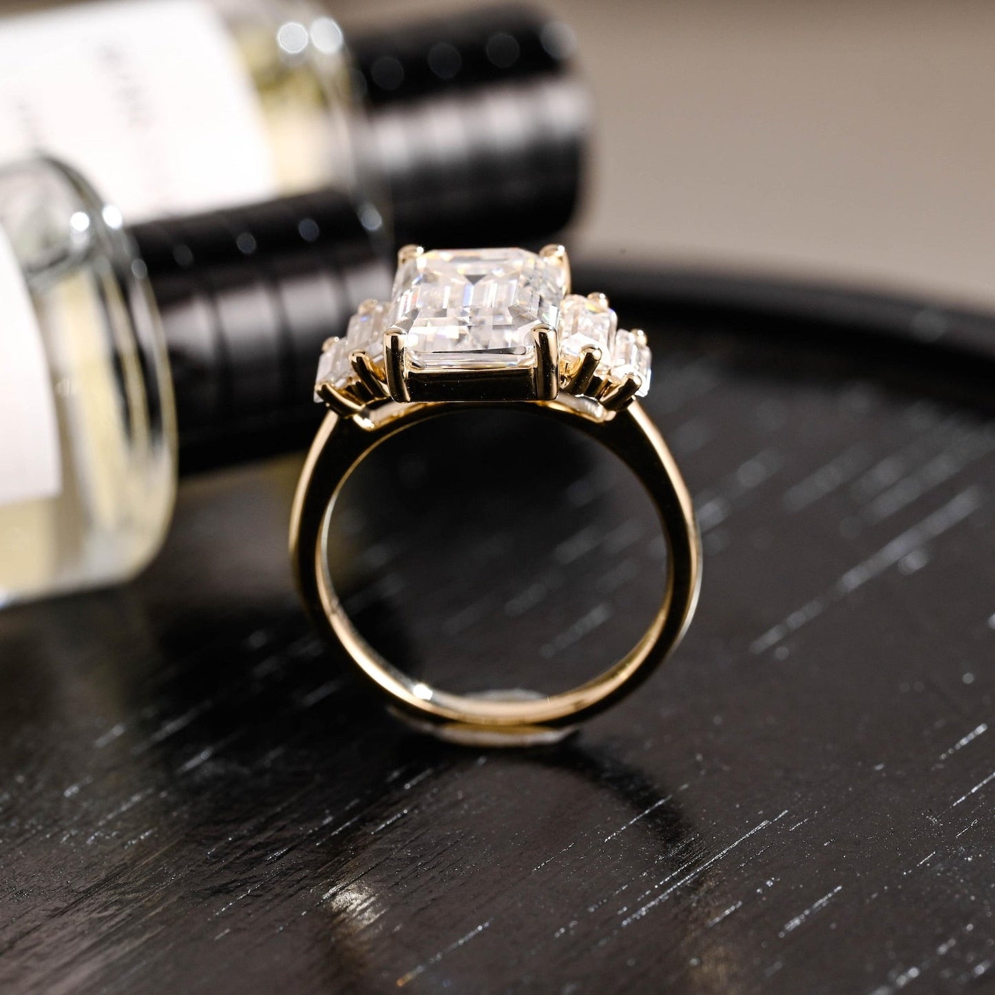 Round Halo, Pave & Split Shank Engagement Ring – 1.93 CT Lab Grown Diamond