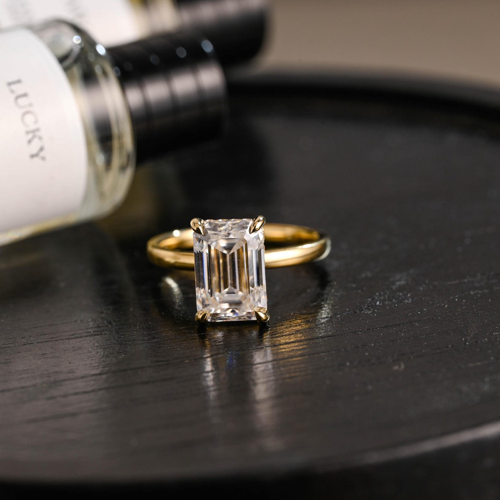 Round Halo, Pave & Split Shank Engagement Ring – 1.93 CT Lab Grown Diamond