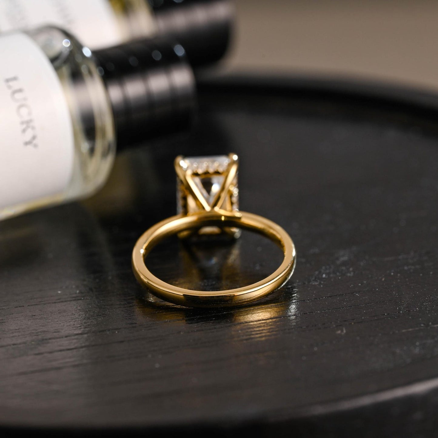 Round Halo, Pave & Split Shank Engagement Ring – 1.93 CT Lab Grown Diamond