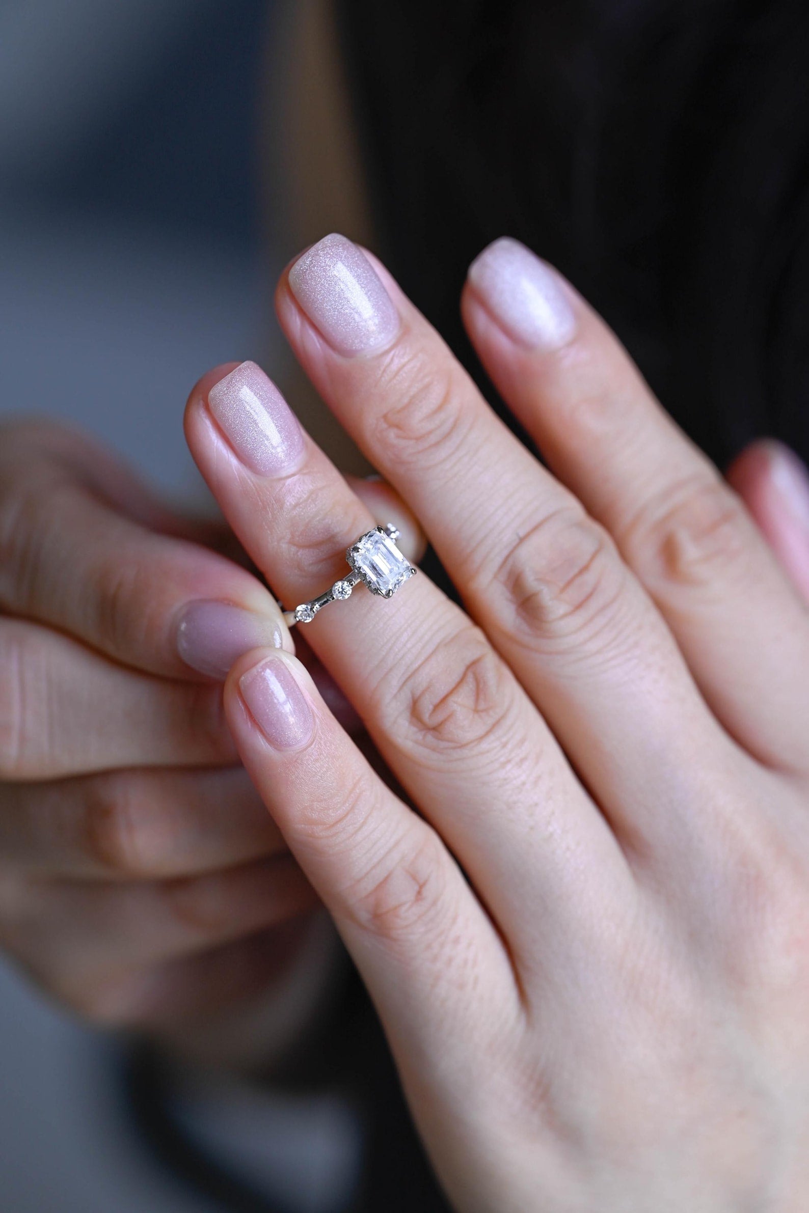 Round Halo, Pave & Split Shank Engagement Ring – 1.93 CT Lab Grown Diamond