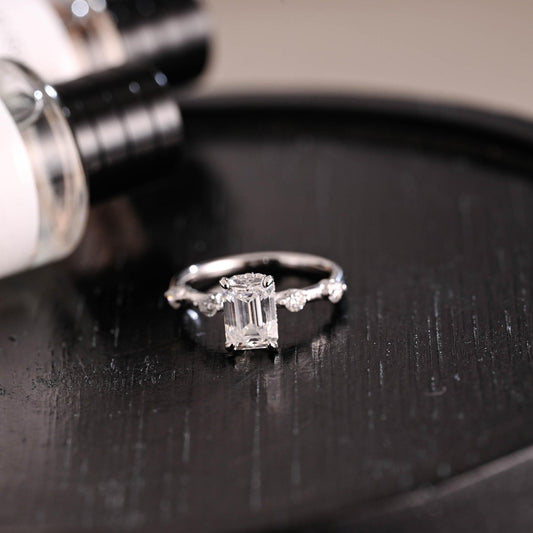 Round Halo, Pave & Split Shank Engagement Ring – 1.93 CT Lab Grown Diamond