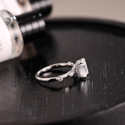Round Halo, Pave & Split Shank Engagement Ring – 1.93 CT Lab Grown Diamond