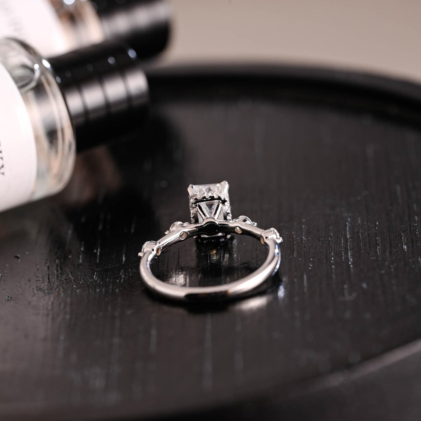 Round Halo, Pave & Split Shank Engagement Ring – 1.93 CT Lab Grown Diamond