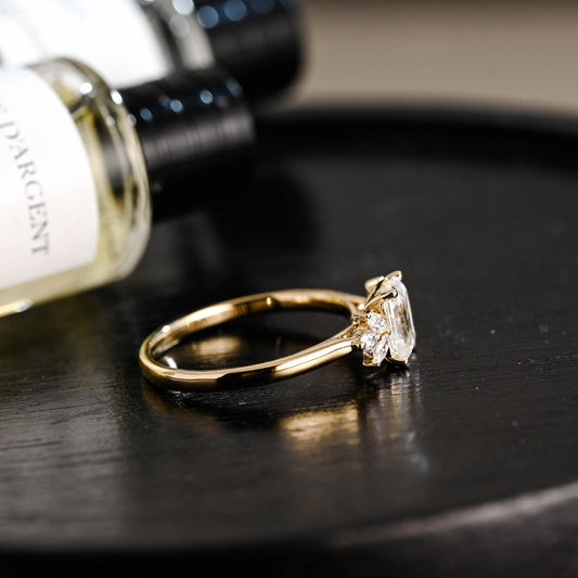 Round Halo, Pave & Split Shank Engagement Ring – 1.93 CT Lab Grown Diamond