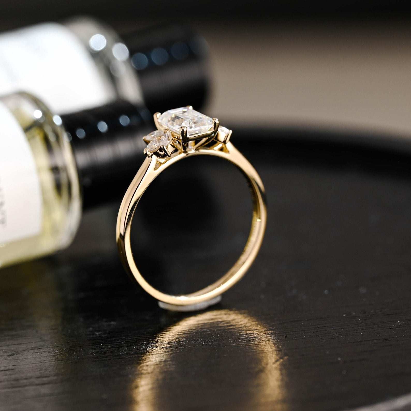 Round Halo, Pave & Split Shank Engagement Ring – 1.93 CT Lab Grown Diamond
