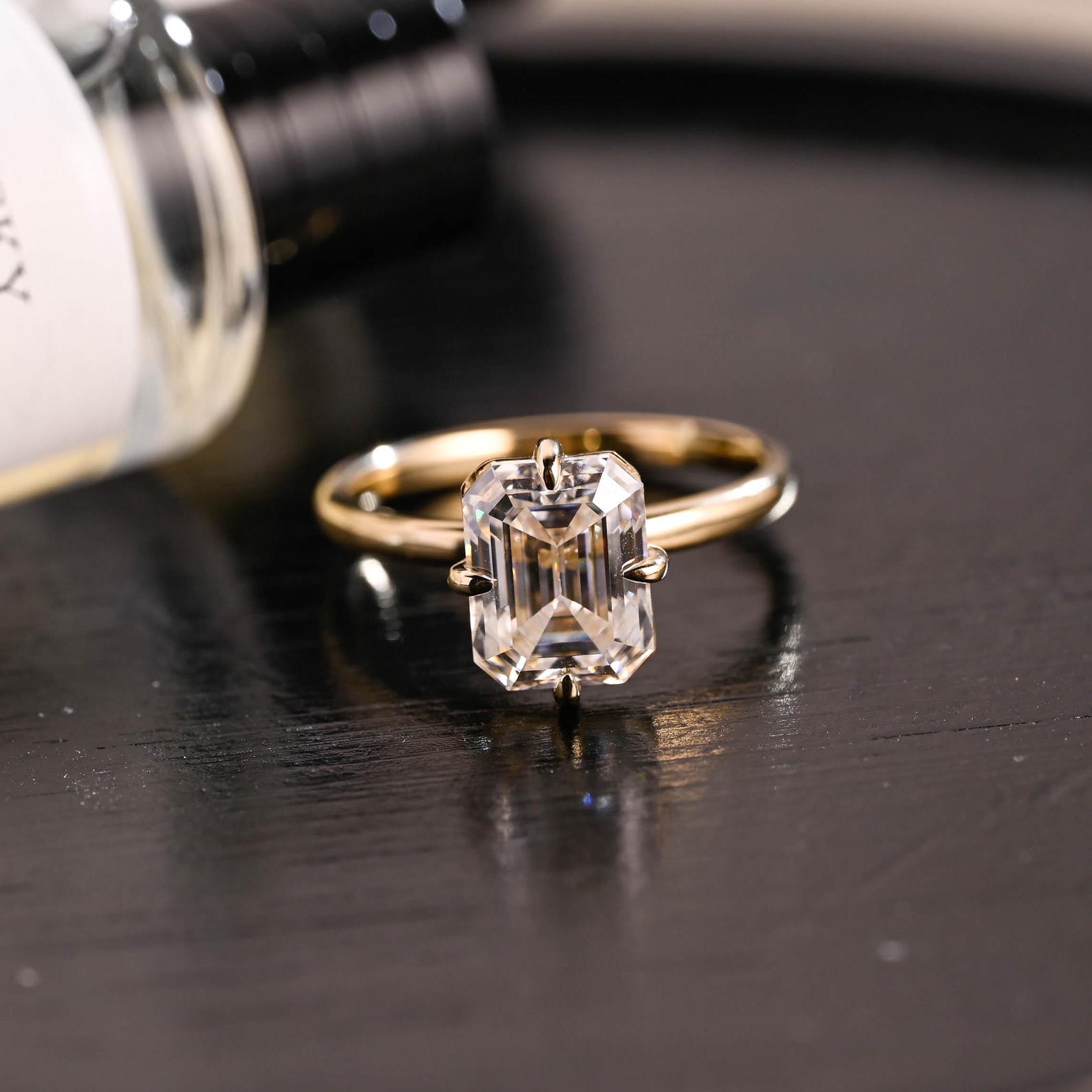 Round Halo, Pave & Split Shank Engagement Ring – 1.93 CT Lab Grown Diamond