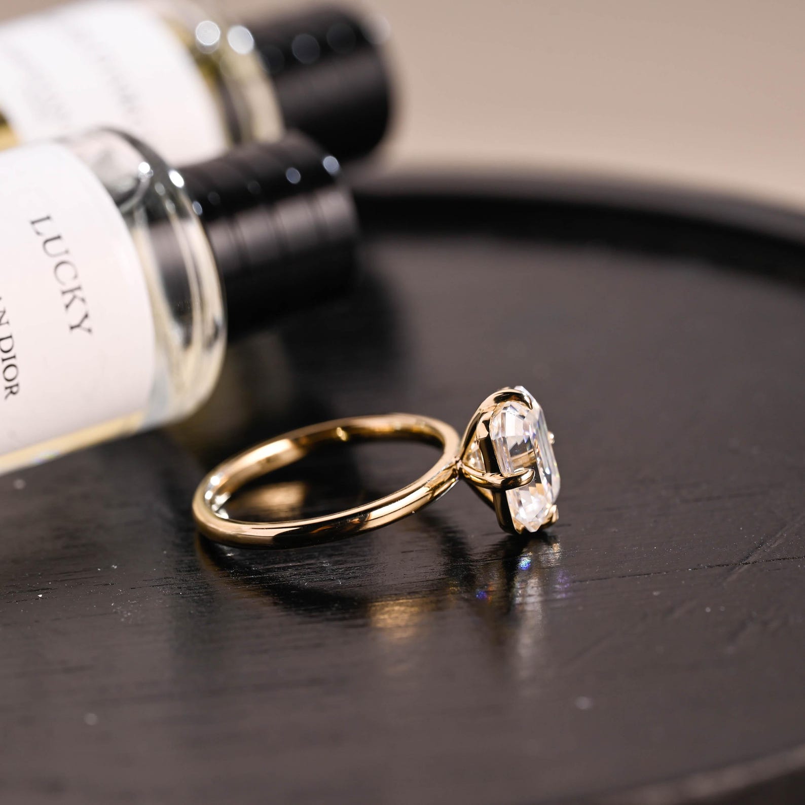 Round Halo, Pave & Split Shank Engagement Ring – 1.93 CT Lab Grown Diamond