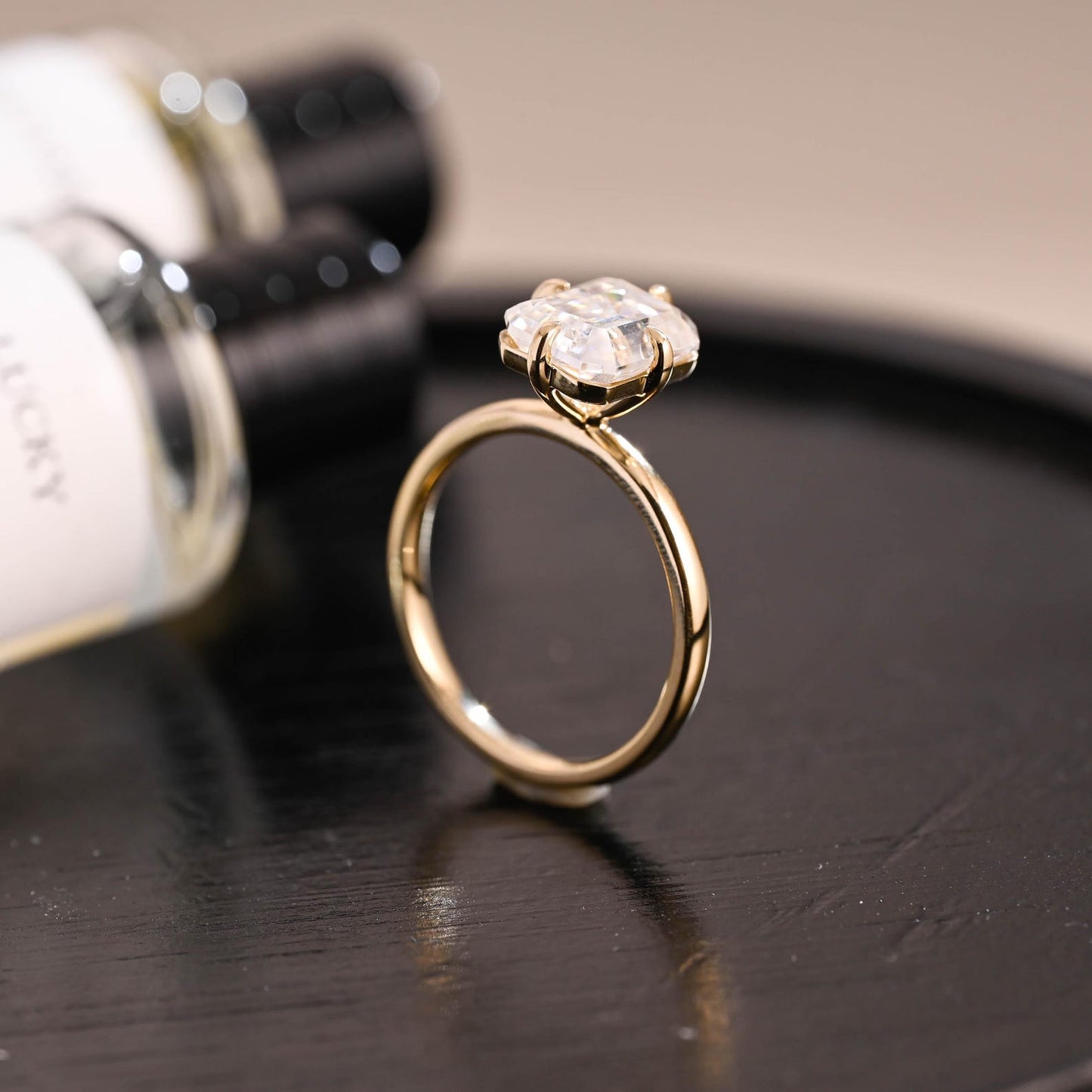 Round Halo, Pave & Split Shank Engagement Ring – 1.93 CT Lab Grown Diamond