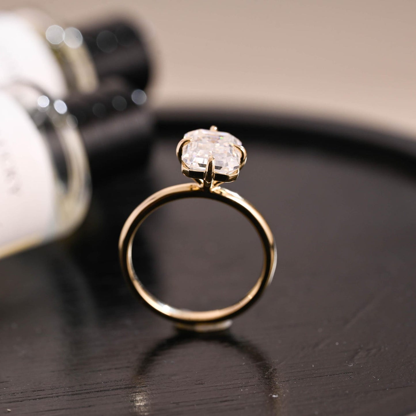 Round Halo, Pave & Split Shank Engagement Ring – 1.93 CT Lab Grown Diamond