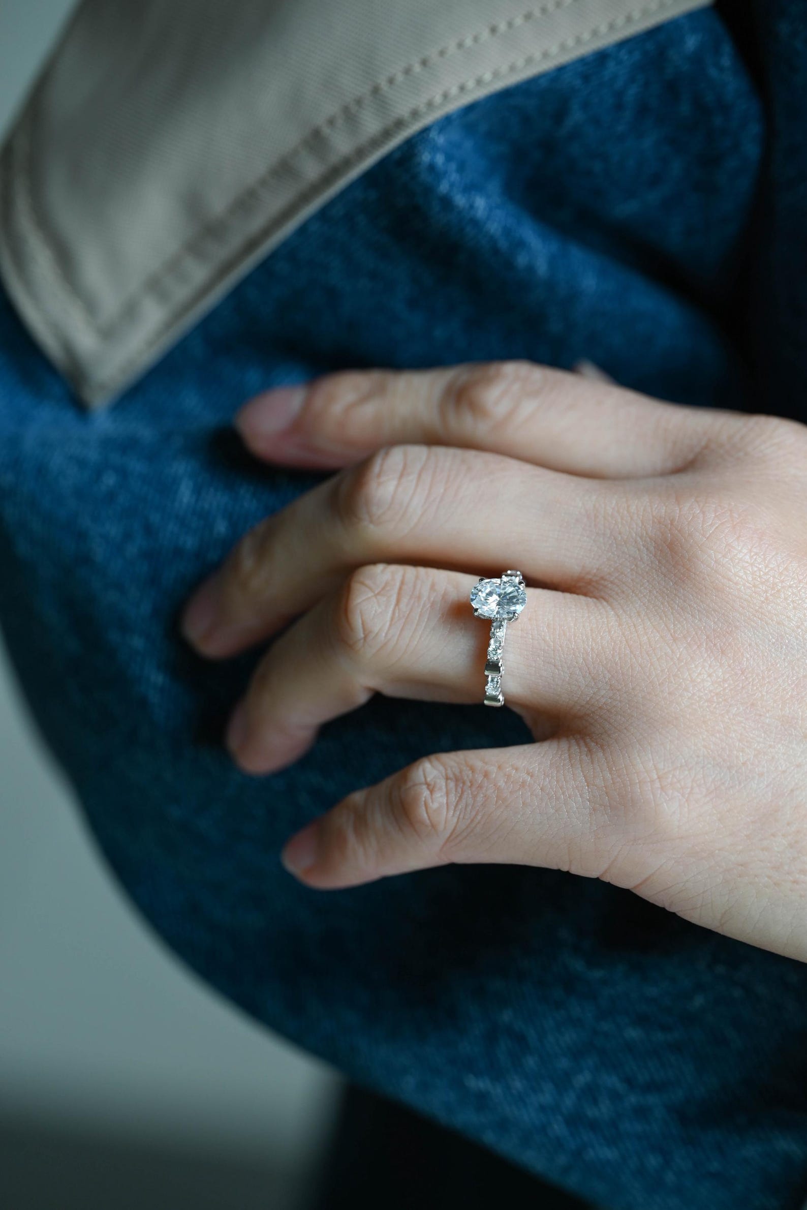 Round Halo, Pave & Split Shank Engagement Ring – 1.93 CT Lab Grown Diamond