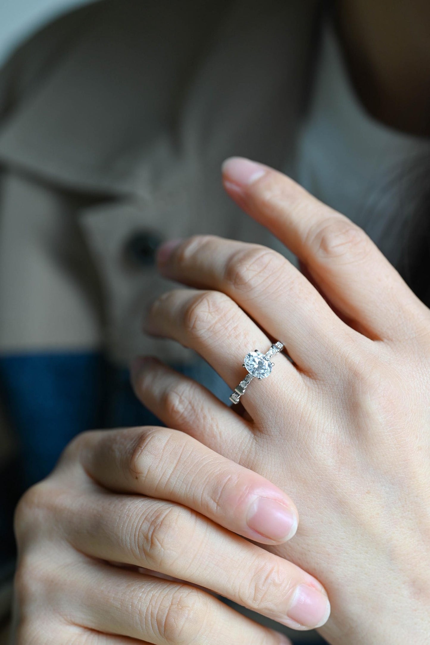 Round Halo, Pave & Split Shank Engagement Ring – 1.93 CT Lab Grown Diamond