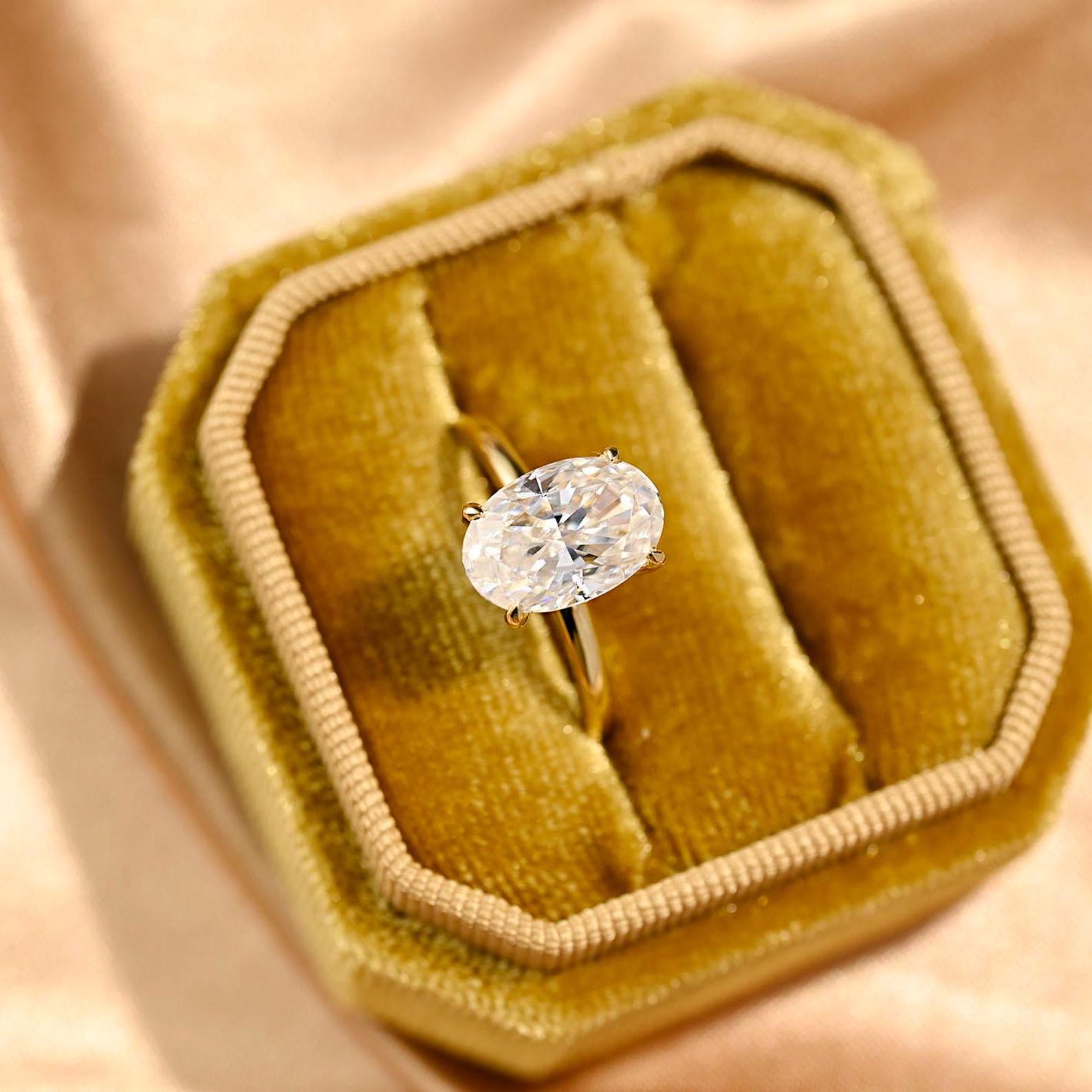 Round Halo, Pave & Split Shank Engagement Ring – 1.93 CT Lab Grown Diamond