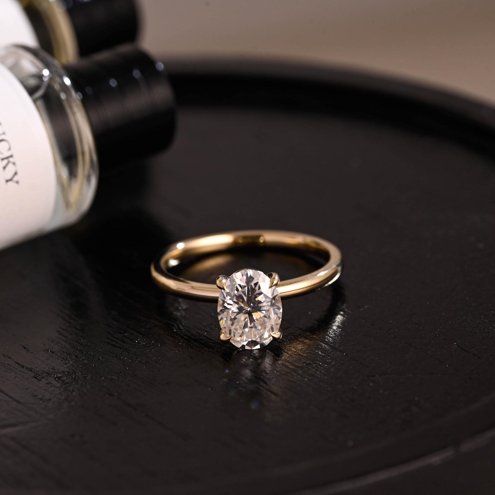 Round Halo, Pave & Split Shank Engagement Ring – 1.93 CT Lab Grown Diamond