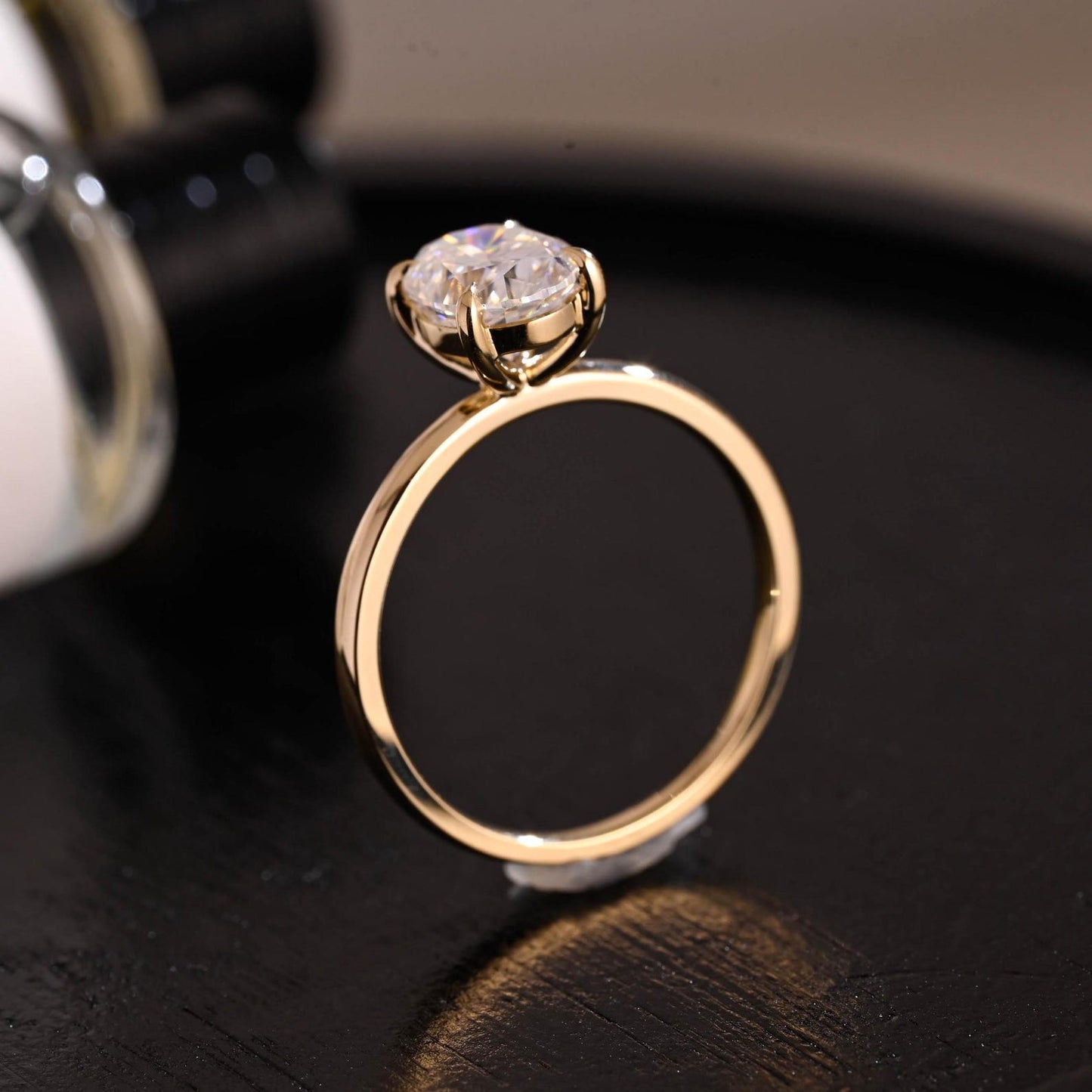 Round Halo, Pave & Split Shank Engagement Ring – 1.93 CT Lab Grown Diamond