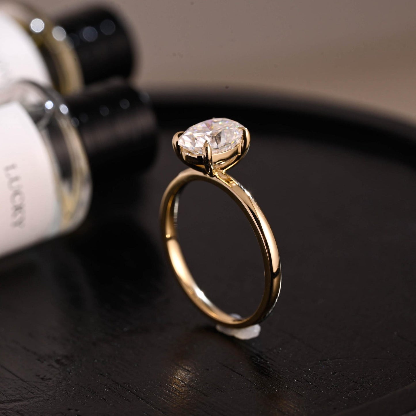 Round Halo, Pave & Split Shank Engagement Ring – 1.93 CT Lab Grown Diamond