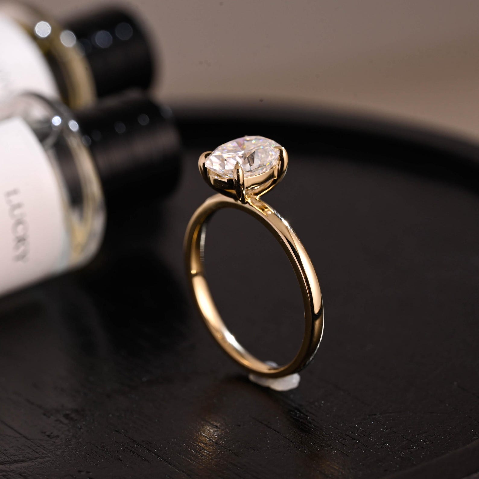 Round Halo, Pave & Split Shank Engagement Ring – 1.93 CT Lab Grown Diamond