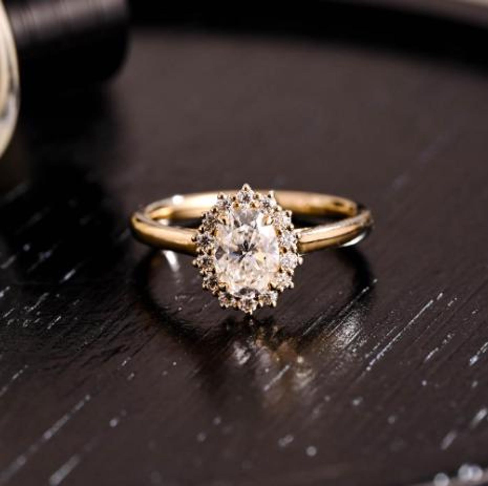 Round Halo, Pave & Split Shank Engagement Ring – 1.93 CT Lab Grown Diamond