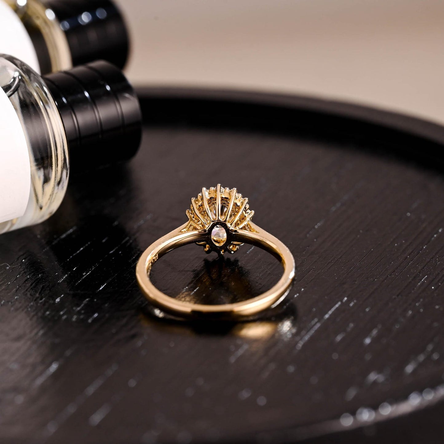 Round Halo, Pave & Split Shank Engagement Ring – 1.93 CT Lab Grown Diamond
