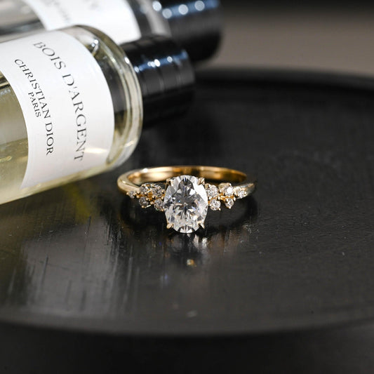 Round Halo, Pave & Split Shank Engagement Ring – 1.93 CT Lab Grown Diamond