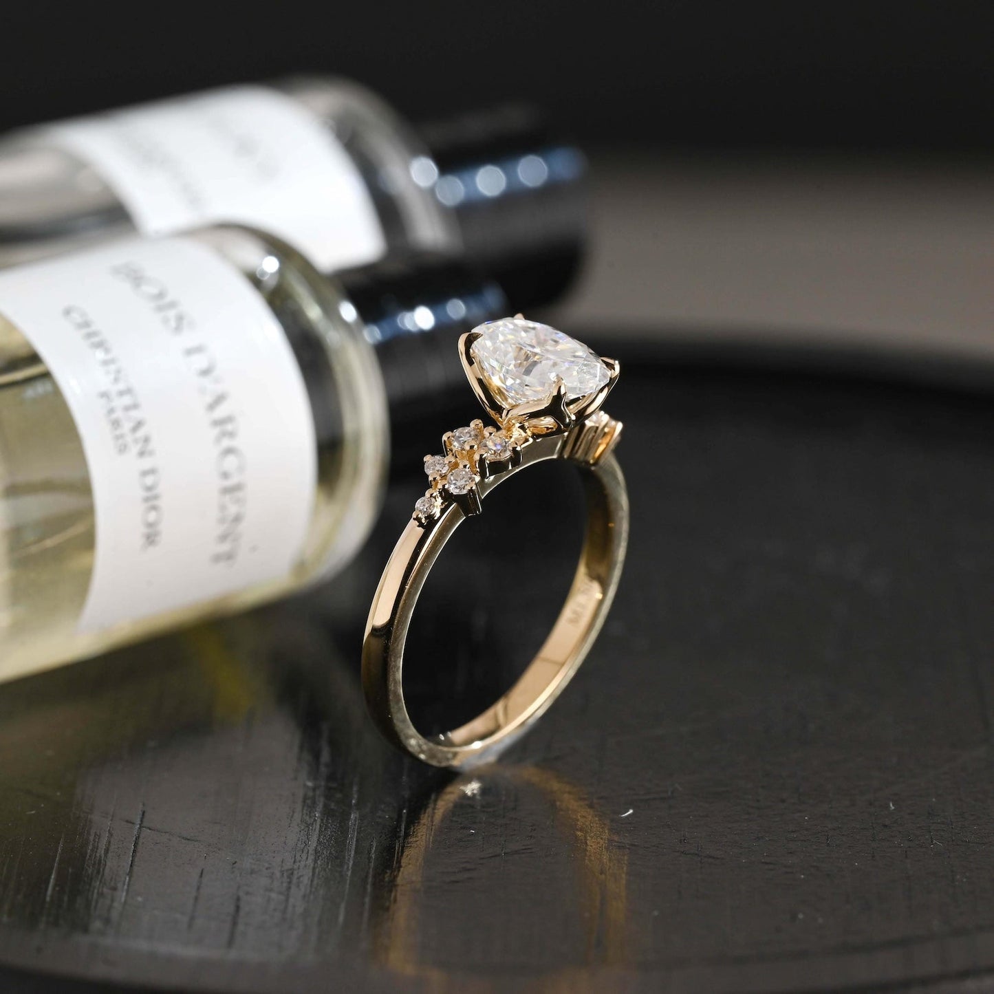 Round Halo, Pave & Split Shank Engagement Ring – 1.93 CT Lab Grown Diamond