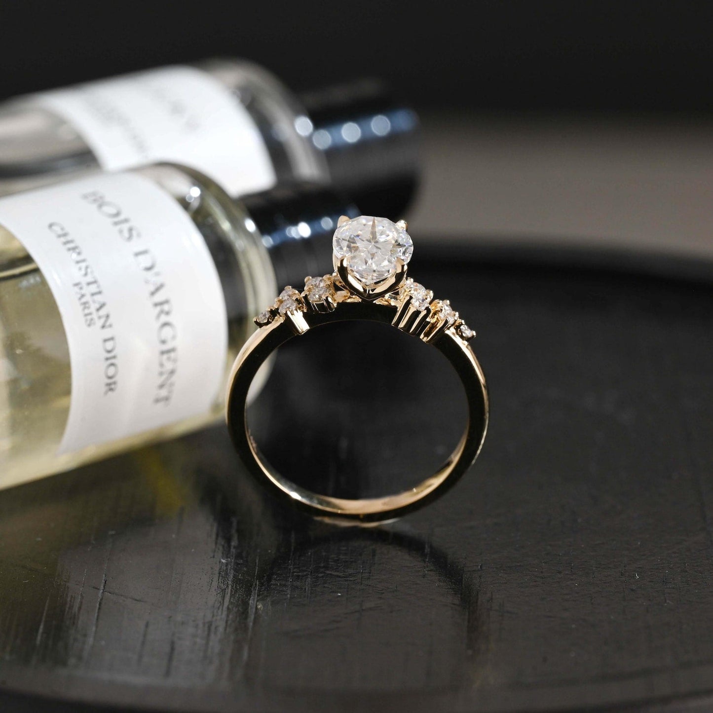 Round Halo, Pave & Split Shank Engagement Ring – 1.93 CT Lab Grown Diamond