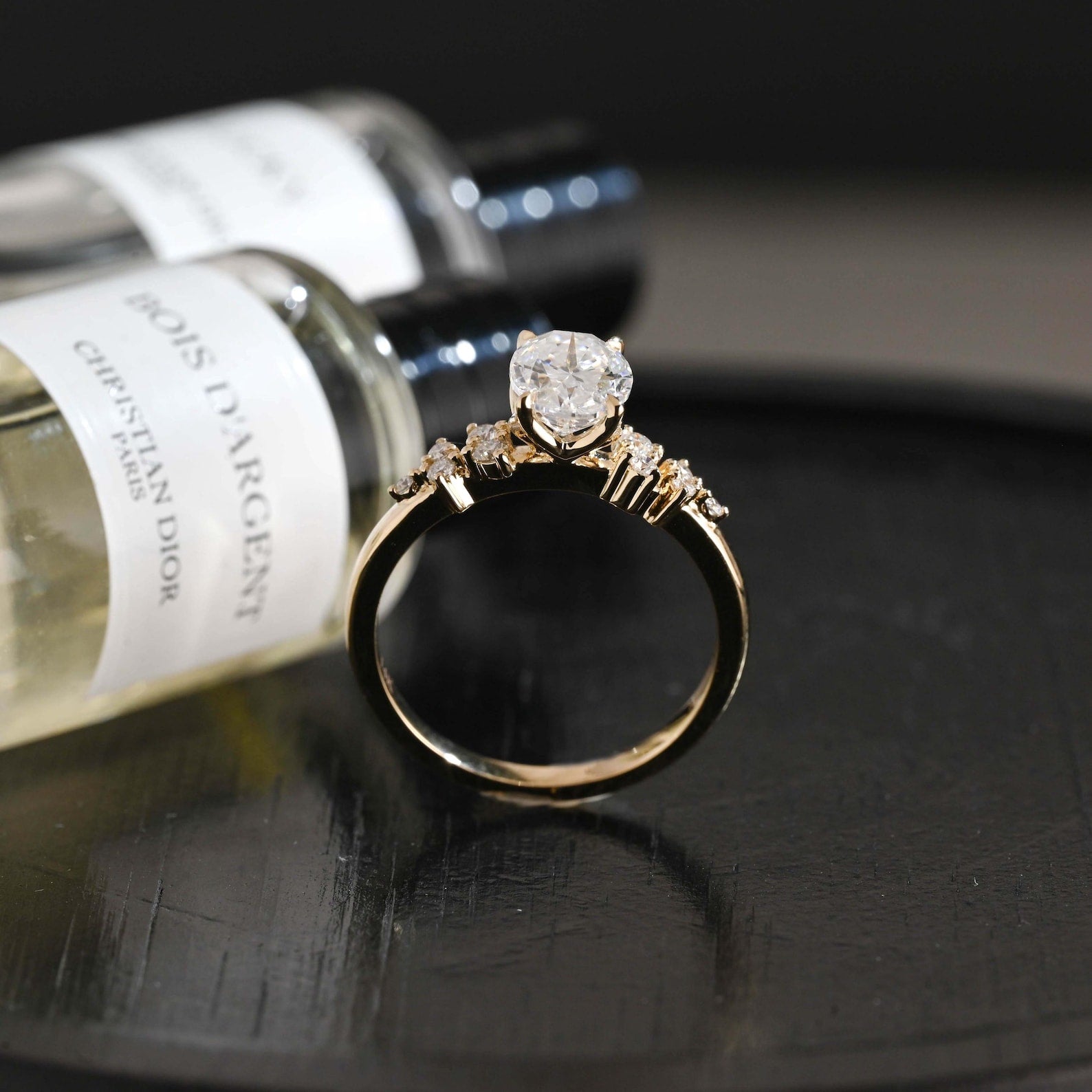 Round Halo, Pave & Split Shank Engagement Ring – 1.93 CT Lab Grown Diamond
